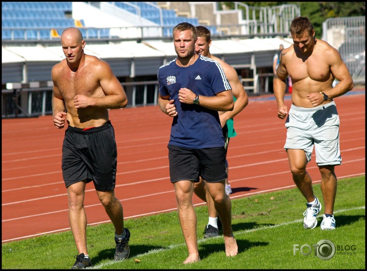 Bobslejistu rīta treniņš ( treneris S. Prūsis ) 