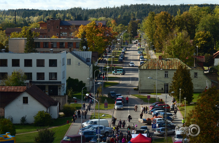 Madonā skatu tornis - tāpat kā Rīga...