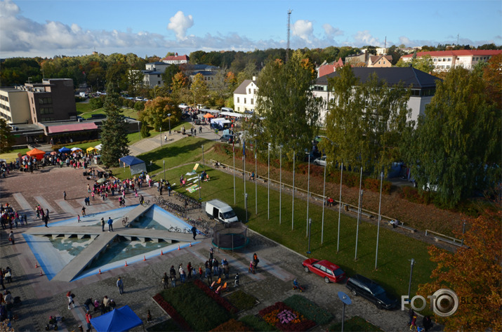 Madonā skatu tornis - tāpat kā Rīga...