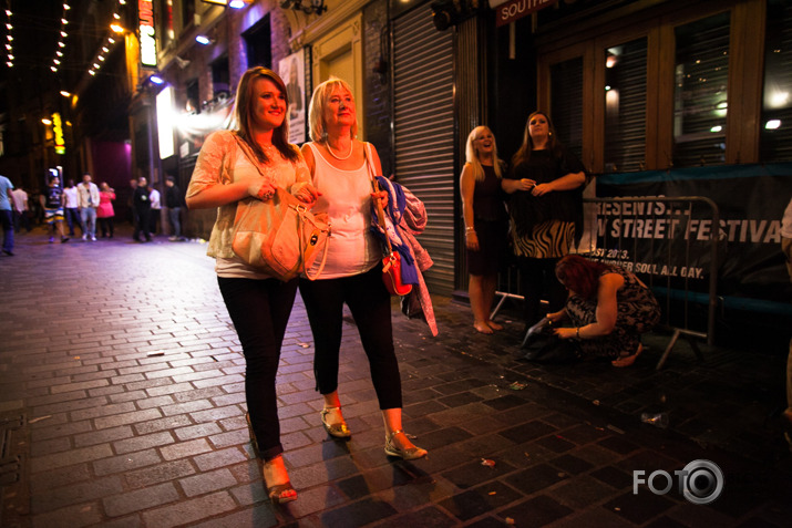 Caution! Ladies out jeb Bank Holiday, Liverpool