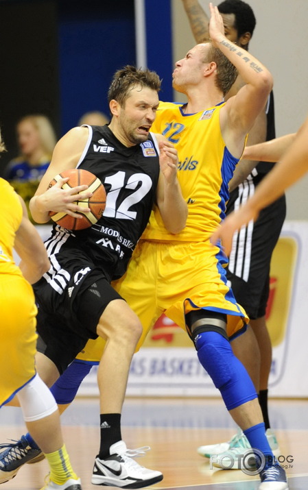 BK Ventspils-VEF Rīga 61:62