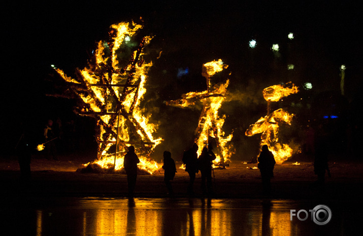 Ugunsskulptūras unteijāters Rīga 2014