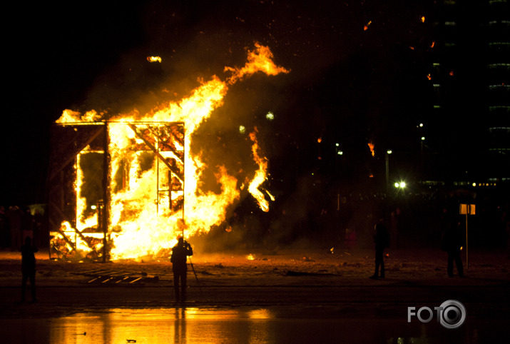 Ugunsskulptūras unteijāters Rīga 2014