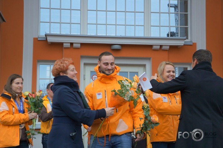 Latvijas kamaniņbraucēji Siguldā