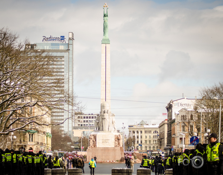 Leģionāru piemiņas gājiens pie Brīvības pieminekļa 1.daļa