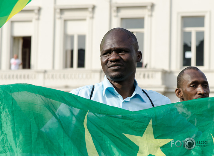 Brisele- vietējās afrikāņu kopienas protests 