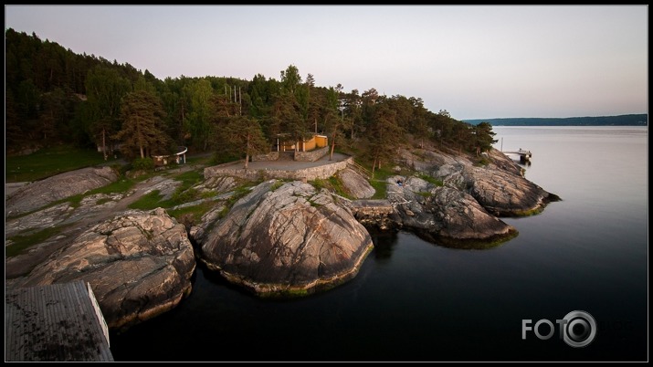 Saulriets Ingierstrand peldvietā, Oslo fjordā