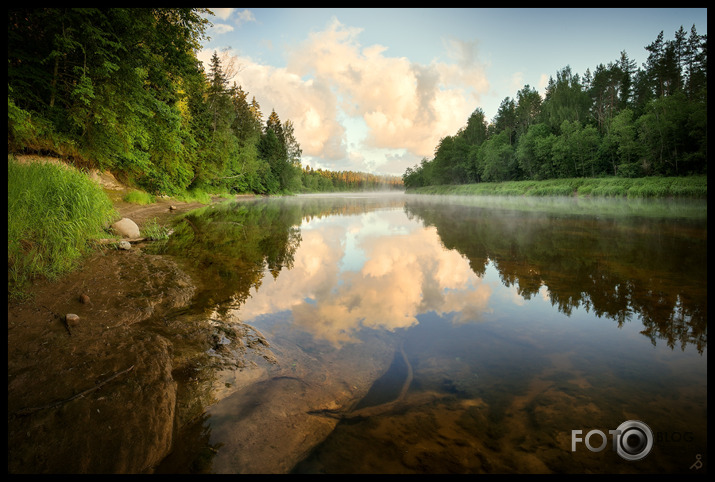 Zemūdens klintis. Gauja.