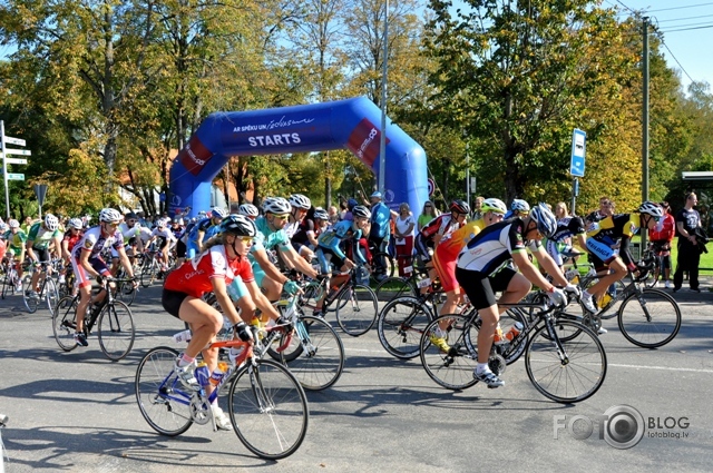 24. Latvijas riteņbraucēju vienības brauciens: Šosejnieku starts