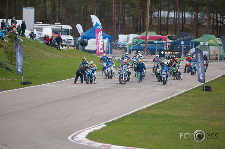 Supermoto Baltijas un Latvijas čempionāta posms Madonā.