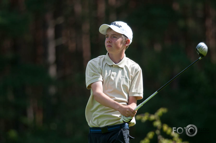 Latvijas Junioru atklātais čempionāts golfā 1. diena Viesturos (1/2)
