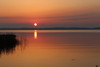 Saullēkts Alūksnes ezerā