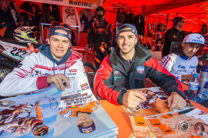 Latvijas motokrosa izlase @MXoN Ernee 2015