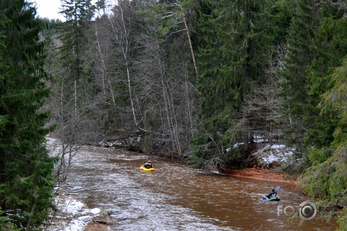 Amata februārī: drosmīgie laivotāji