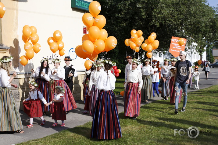 Jelgavas pilsētas svētku 2016.gada gājiena Dzelzceļnieka versija