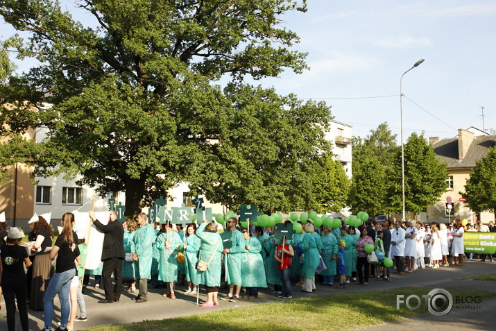 Jelgavas pilsētas svētku 2016.gada gājiena Dzelzceļnieka versija