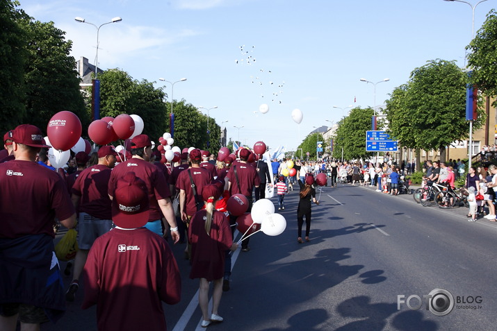 Jelgavas pilsētas svētku 2016.gada gājiena Dzelzceļnieka versija