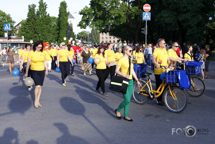 Jelgavas pilsētas svētku 2016.gada gājiena Dzelzceļnieka versija