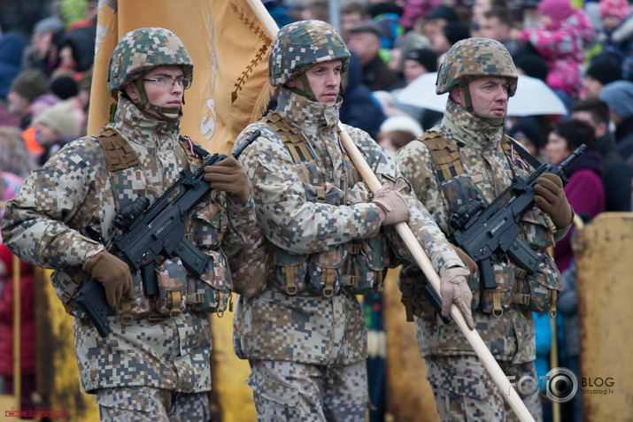 Nacionālo bruņoto spēku militārā parāde Rīgā