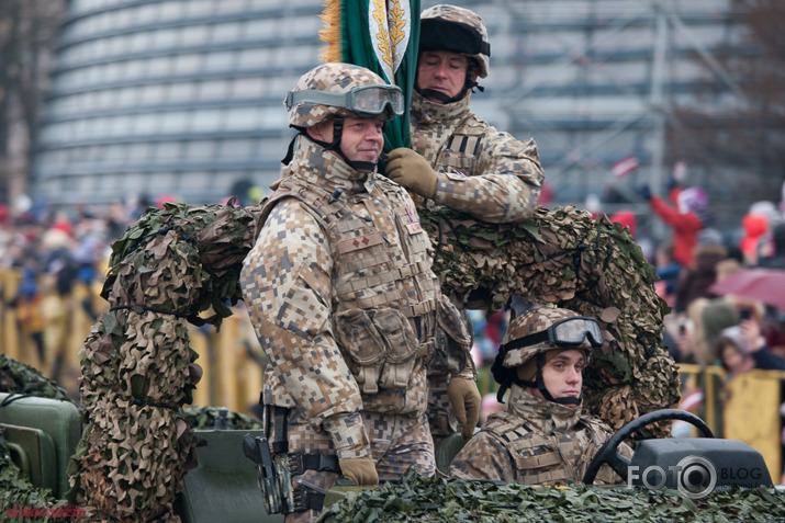 Nacionālo bruņoto spēku militārā parāde Rīgā II