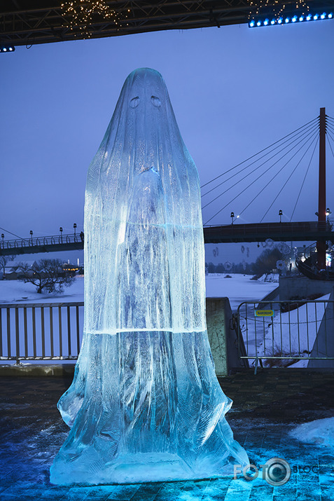 Ledus skulptūras 2018 Jelgavā