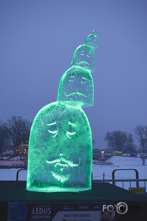 Ledus skulptūras 2018 Jelgavā