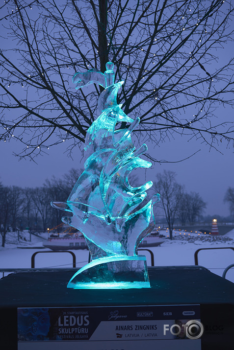 Ledus skulptūras 2018 Jelgavā