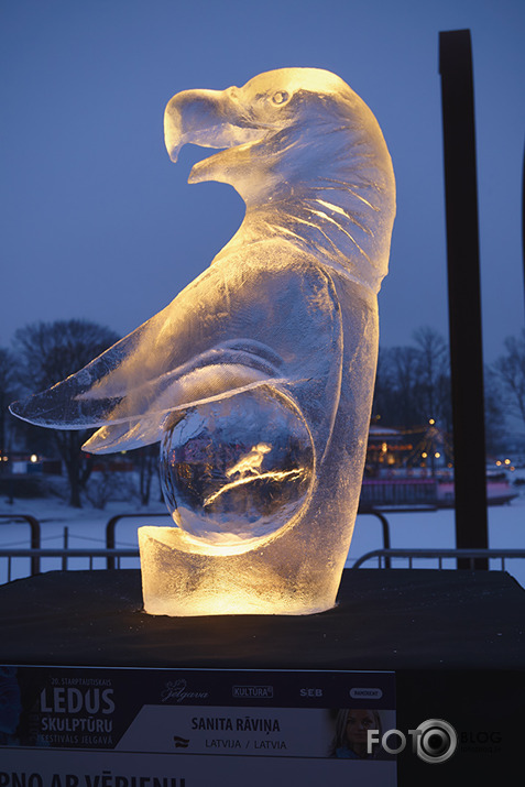 Ledus skulptūras 2018 Jelgavā