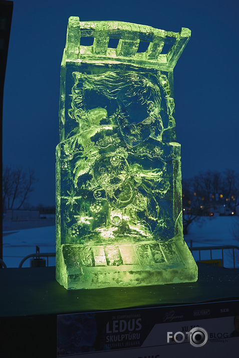 Ledus skulptūras 2018 Jelgavā