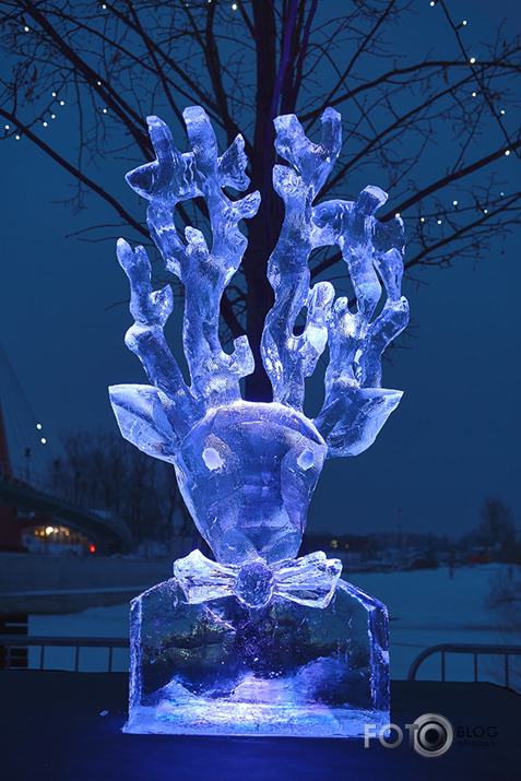 Ledus skulptūras 2018 Jelgavā