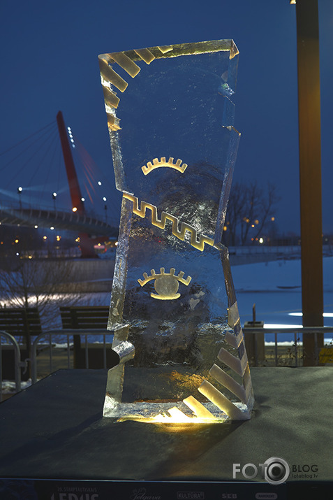 Ledus skulptūras 2018 Jelgavā