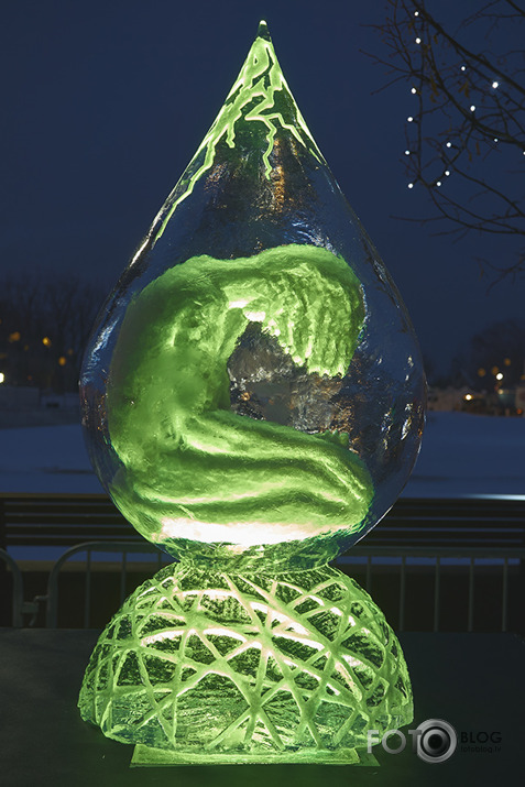 Ledus skulptūras 2018 Jelgavā