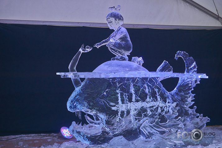 Ledus skulptūras 2018 Jelgavā.