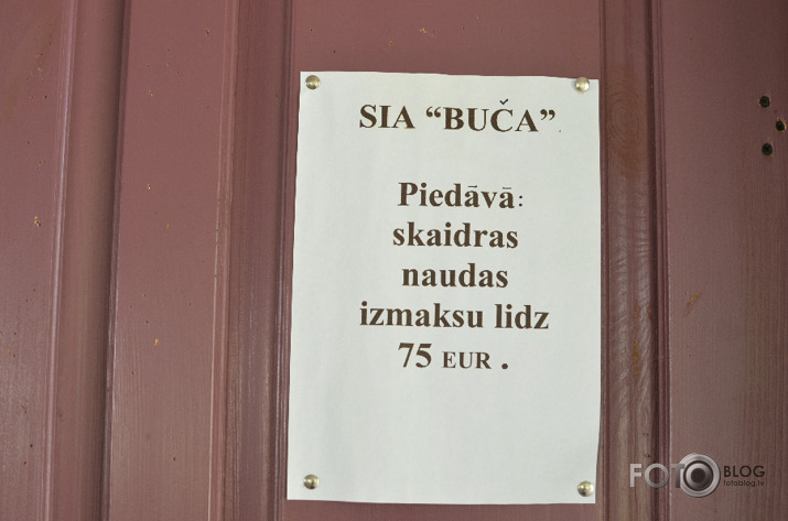 Buča līdz 75 eiro, biete un 35 kotletes...