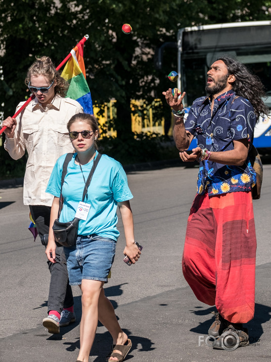 Epizodes Vērmanes dārzā pēc praida 2018.