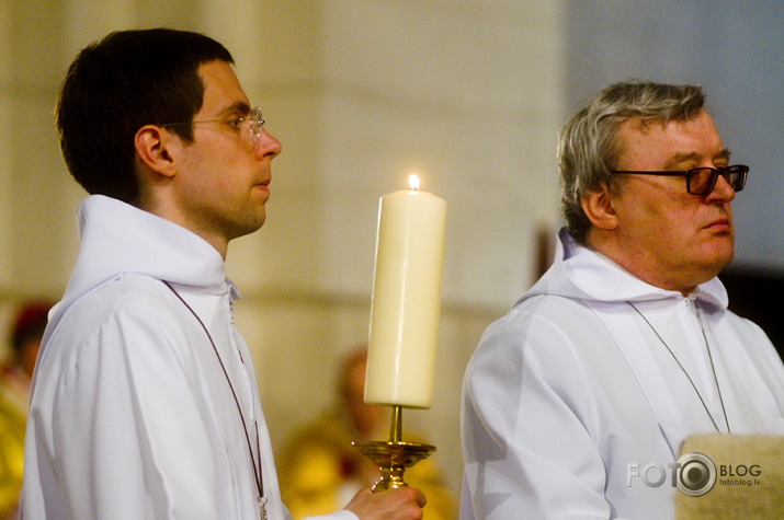 Andra Kravaļa ordinācijas dievkalpojums