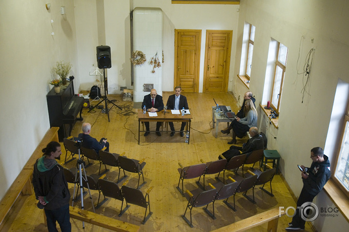 Māra Bērziņa preses konference Vijoļšķūnī