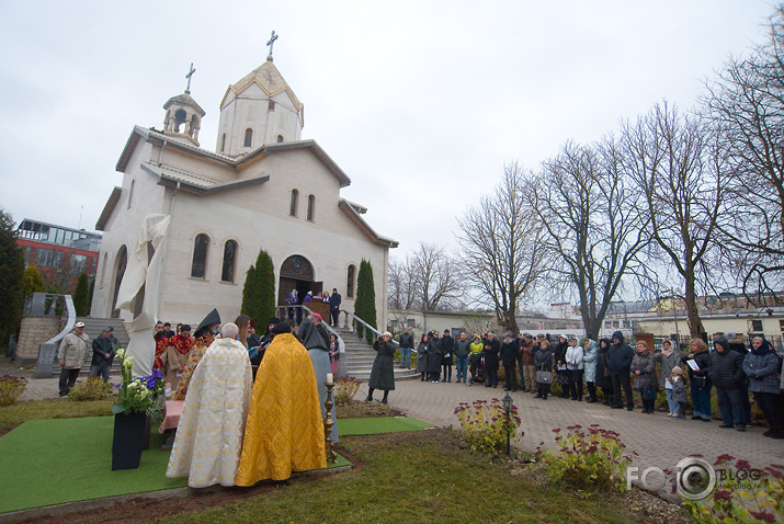 Hačkara iesvētīšana Armēņu božeņņīcā