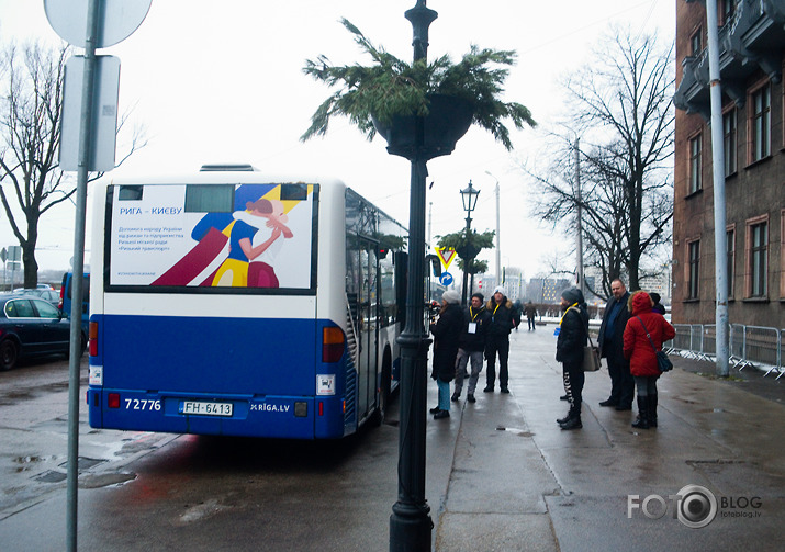 humānais RD dāvātais autobuss Ukrainai