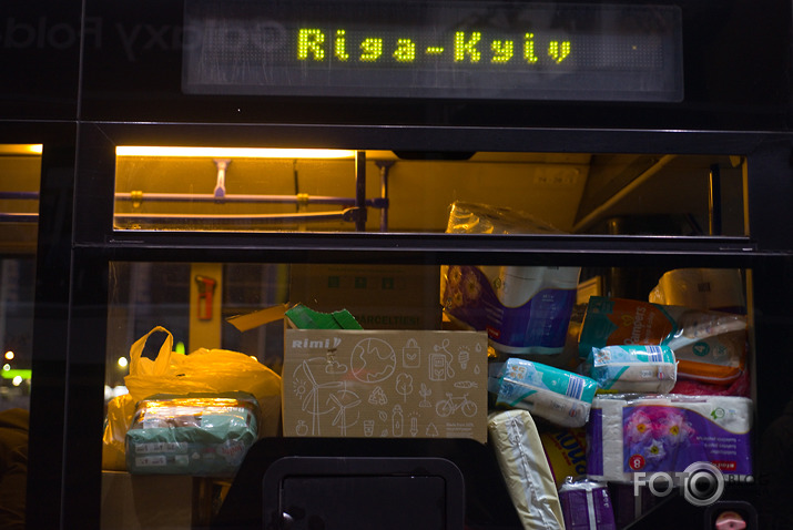 3-šais humānais autobuss Ukrainai tajā dienā