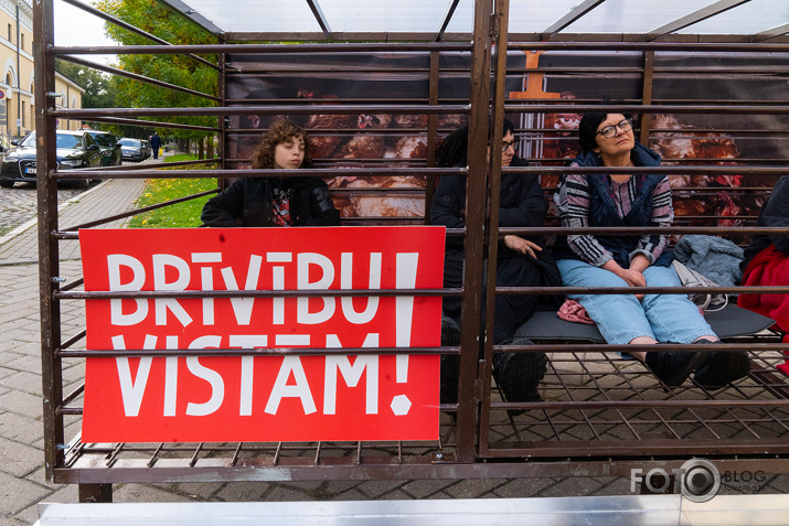akcija dējējvistu būros abalstam