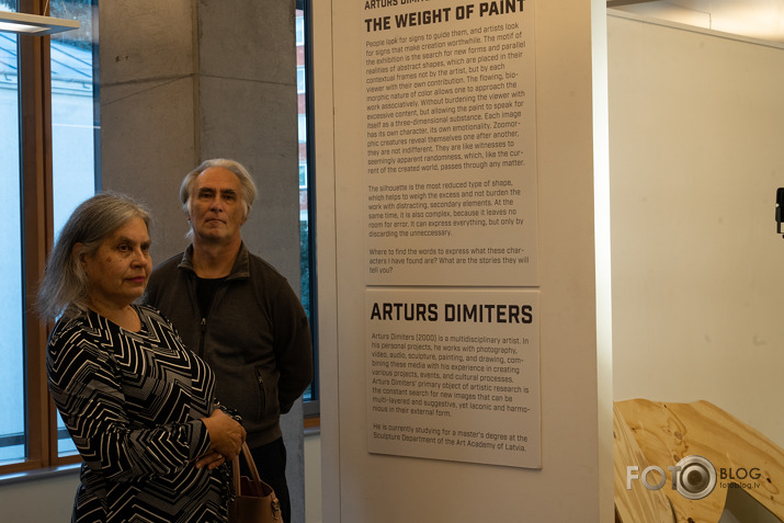 Artūra Dimitera izstāde Rietumu bankas izstāžu zālē