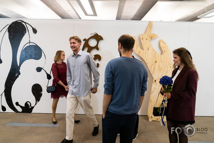 Artūra Dimitera izstāde Rietumu bankas izstāžu zālē