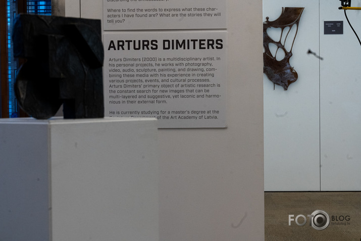 Artūra Dimitera izstāde Rietumu bankas izstāžu zālē