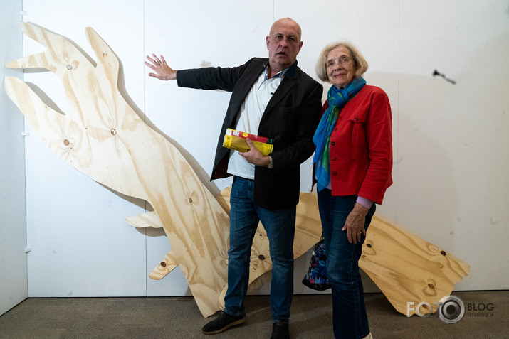 Artūra Dimitera izstāde Rietumu bankas izstāžu zālē