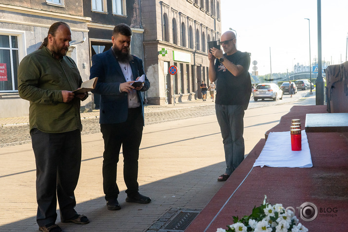 pretošanās kustības rašanās lāģerī gadadienas atzīmēšana pie Taktiļa