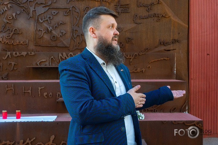 pretošanās kustības rašanās lāģerī gadadienas atzīmēšana pie Taktiļa