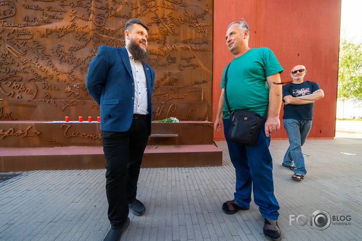 pretošanās kustības rašanās lāģerī gadadienas atzīmēšana pie Taktiļa